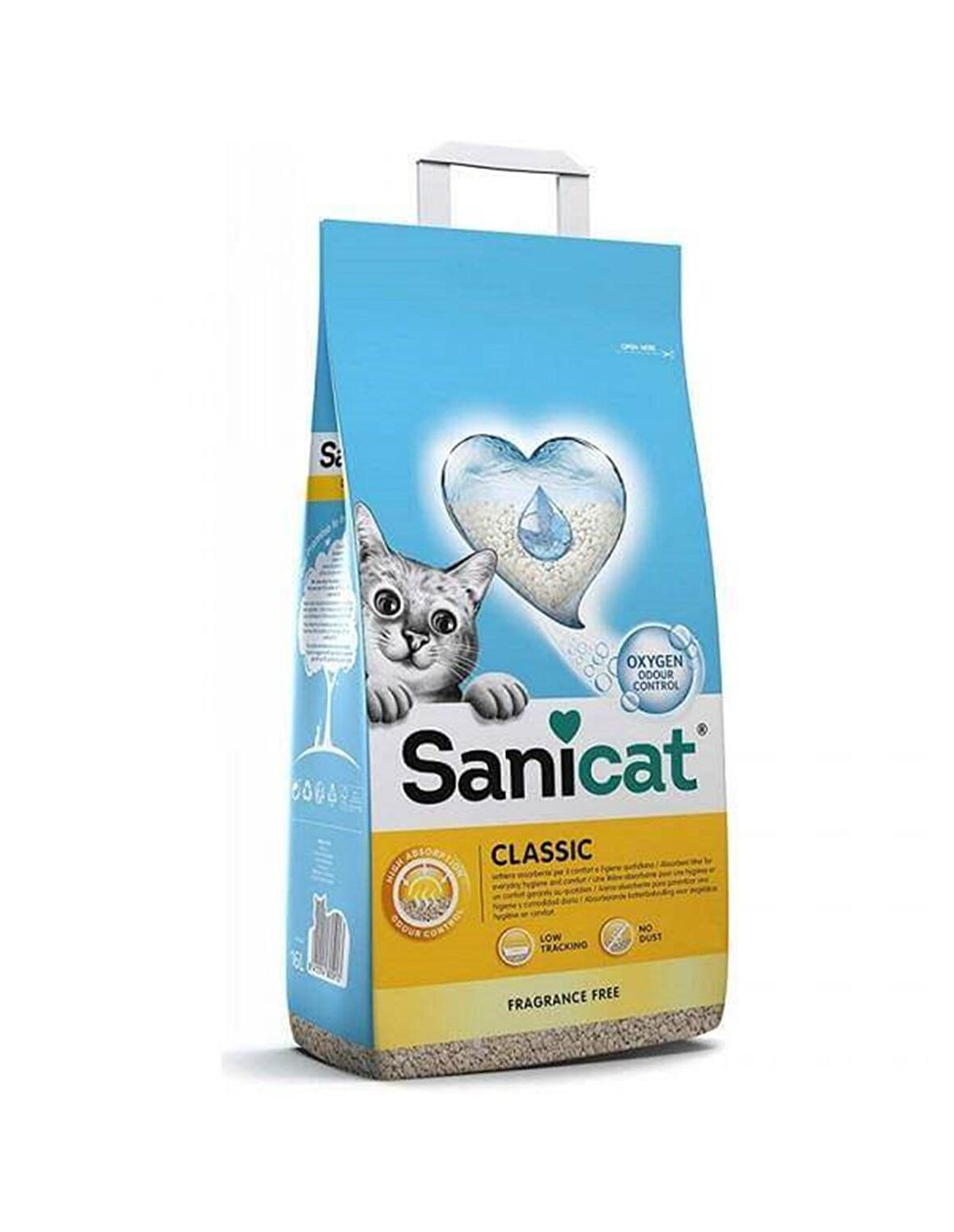 Sanicat Classic Unscented Kedi Kumu 10 Lt