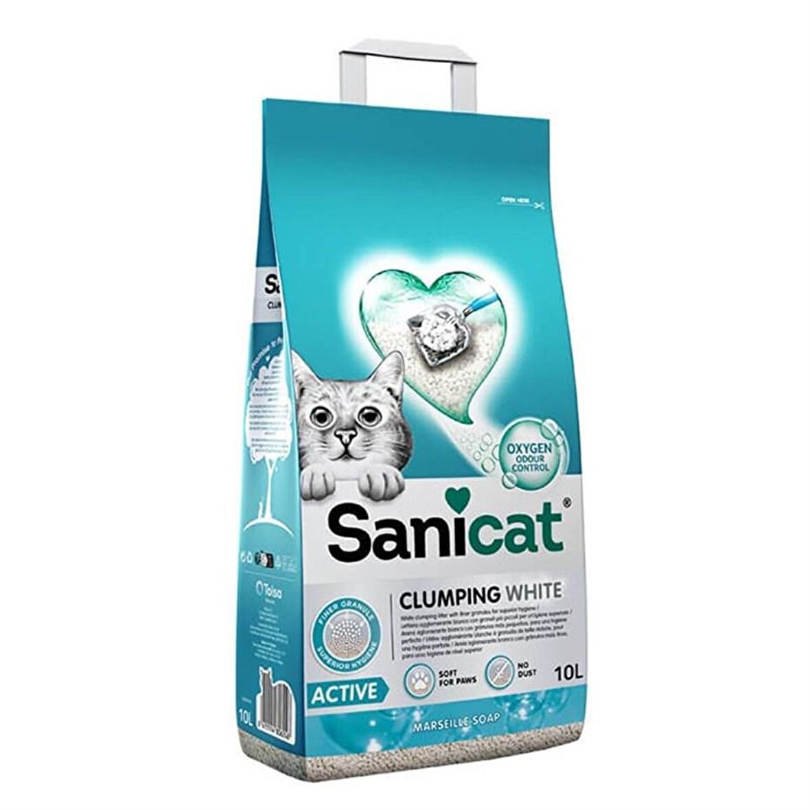 Sanicat Active Aktif Oksijenli Dezenfektan Marsilya Sabun Kokulu Kedi Kumu 10lt