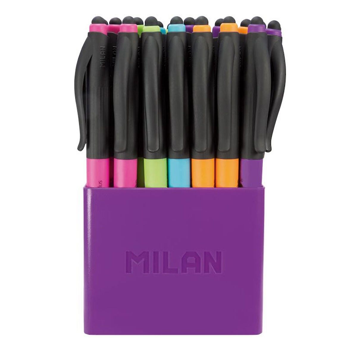 MILAN 176592124 STYLUS COLOUR TÜKENMEZ KALEM - 24ADET