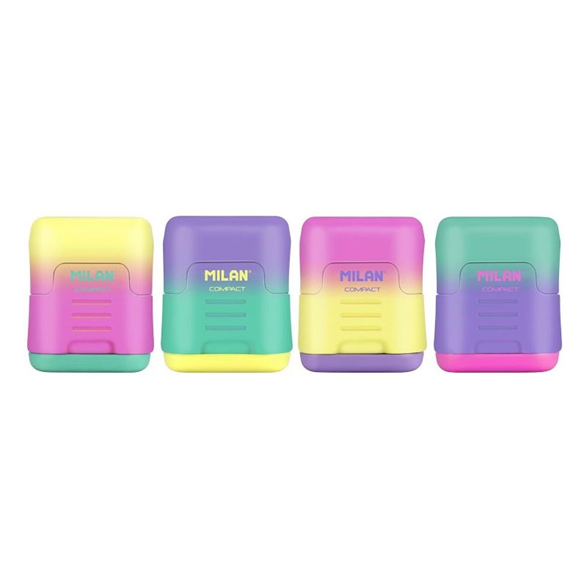 Milan 20166224Sn Compact Çift Delikli Kalemtıraş(Sunset) - 24Adet