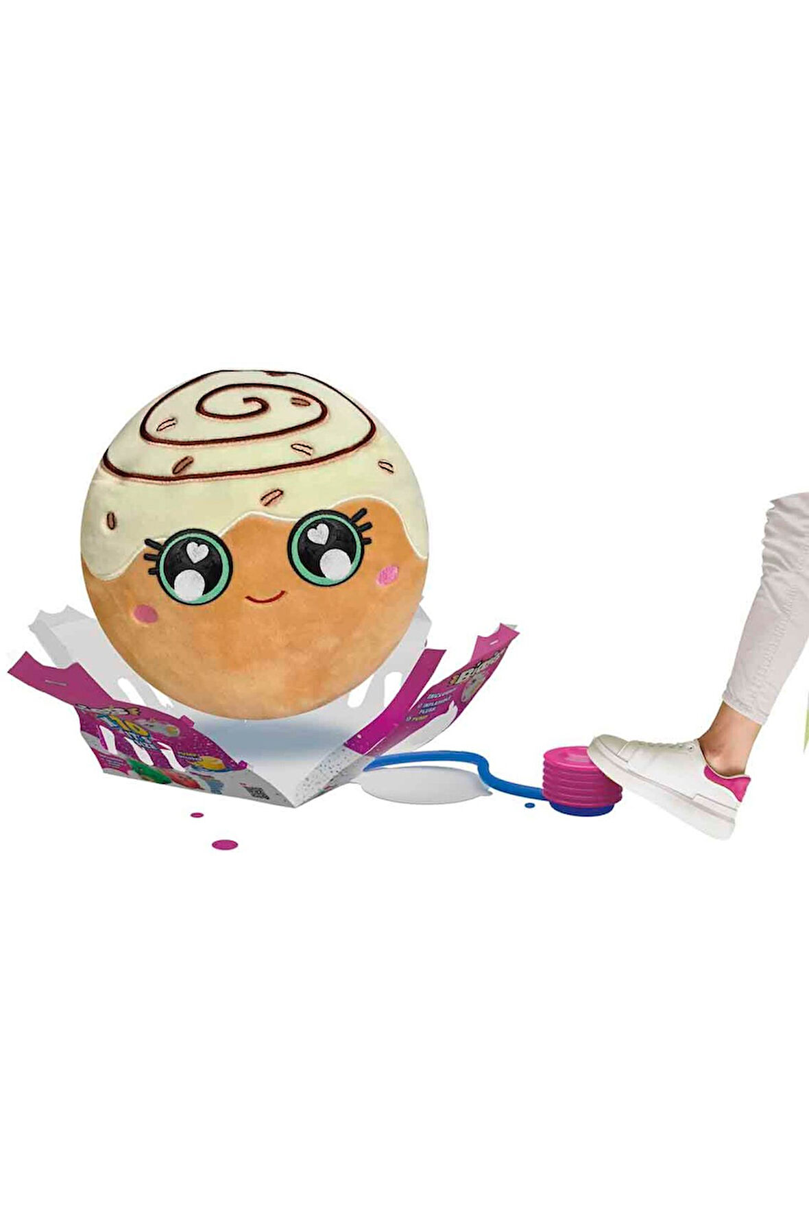 Dev Boyutunda Kocaman Sarılma: Şişme Peluş Cinnamon Roll