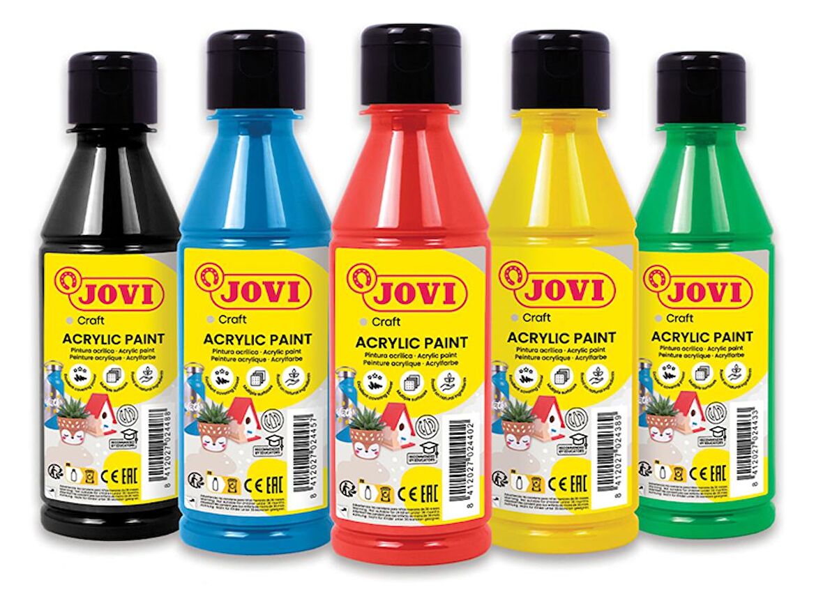 JOVI 680 JOVIDECOR AKRİLİK BOYA 250ML KIRMIZI