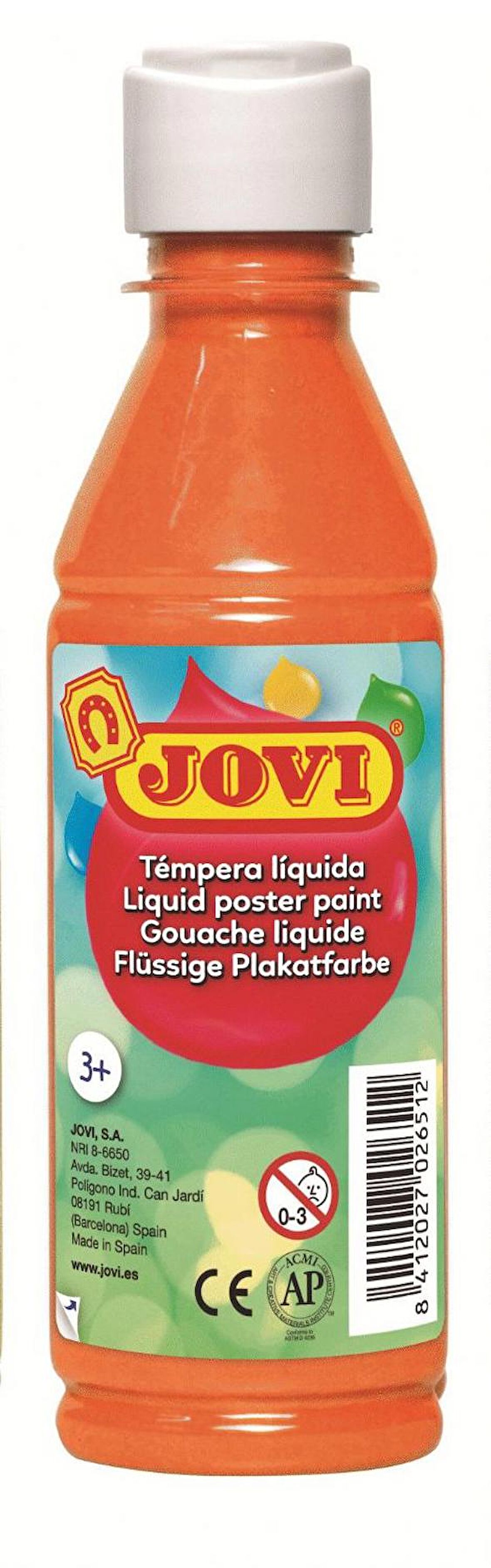 Jovi Turuncu Guaj Boya (250ml Hazır Sulandırılmış Sıvı)