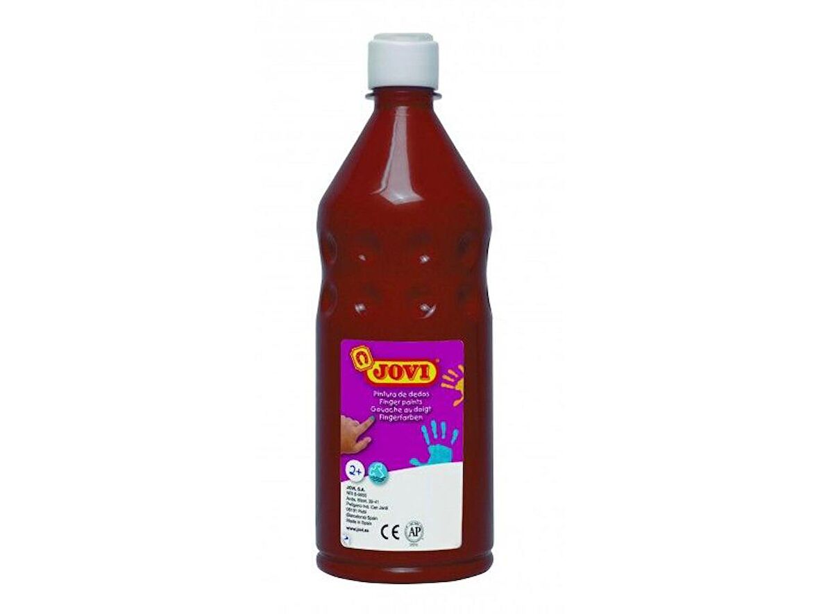 Jovi 750 ml Kahverengi Parmak Boyası (Ekonomik Şişe Ambalaj)