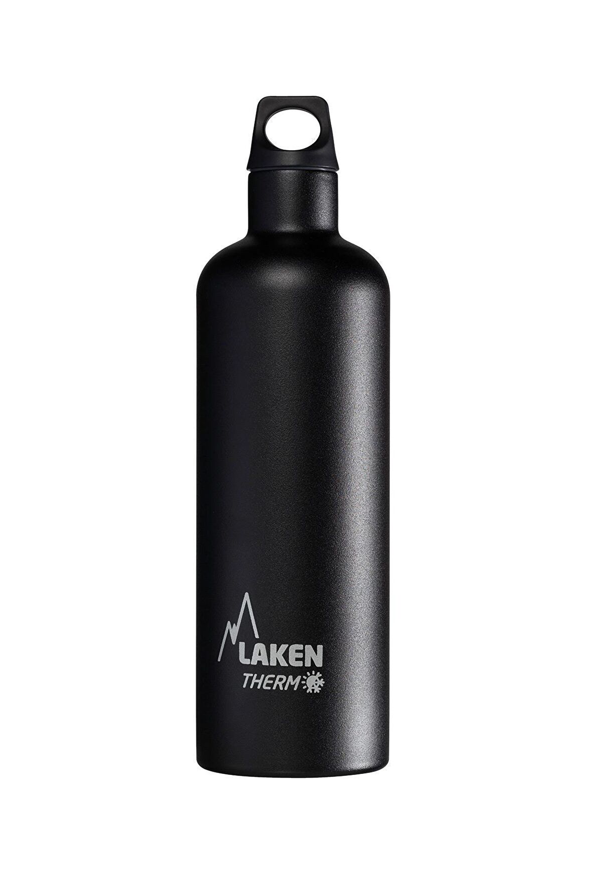 Laken Çelik 18/8 Futura Termos Sise 0.75L Siyah Lkte7N Tek Renk-STD