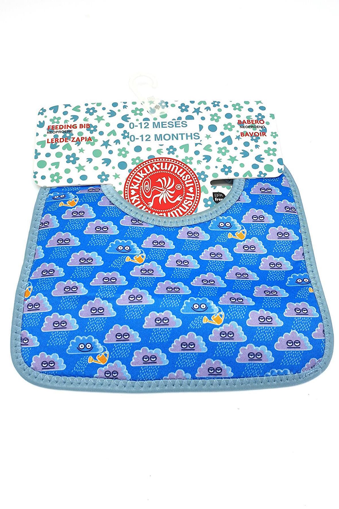 Laken Junior 12 24 Ay Neopren Cepli Önlük Nubes Azul Lkkbnb-Cb Tek Renk-STD