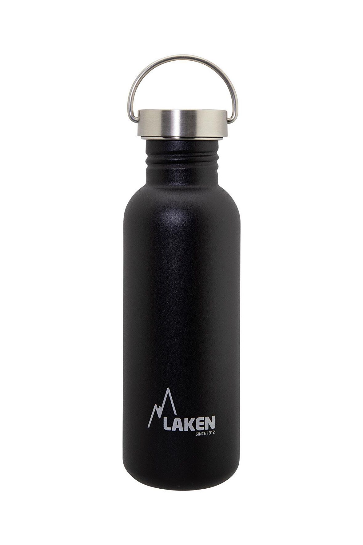 Laken Paslanmaz Çelik Basik Şişe 750 Ml. Black - Steel Cap   Lkbsh75Ne Tek Renk-STD