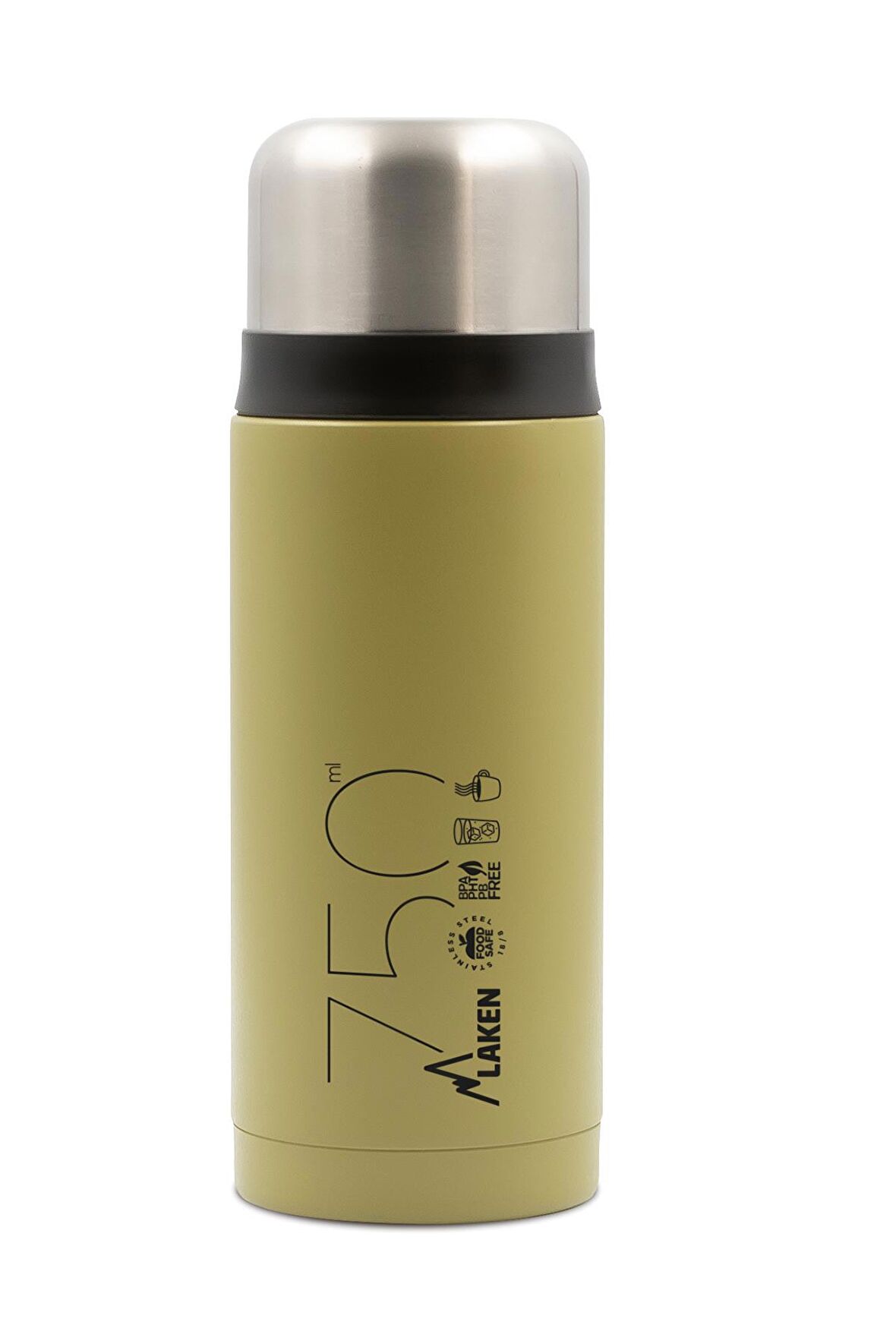 Laken Paslanmaz Çelik THERMO FLASK 0,75L KHAKI -  LK1875K