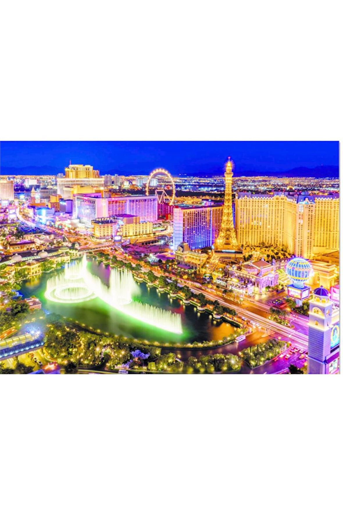 Puzzle Las Vegas 1000 Parça Neon Puzzle