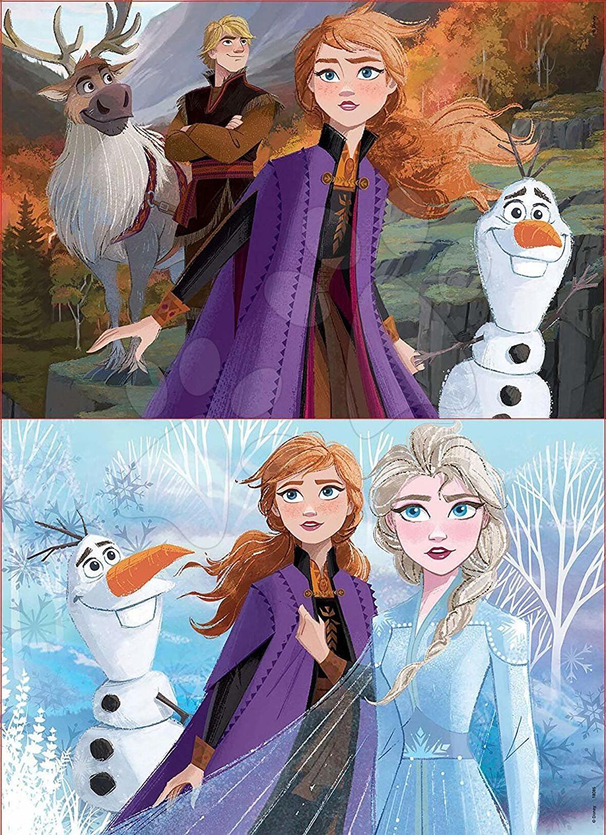 Educa 2x50 Parça Frozen 2 Ahşap Yapboz