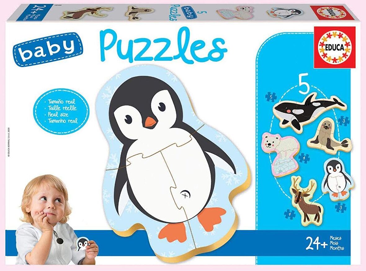 Educa Kutup Hayvanları Bebek Puzzle