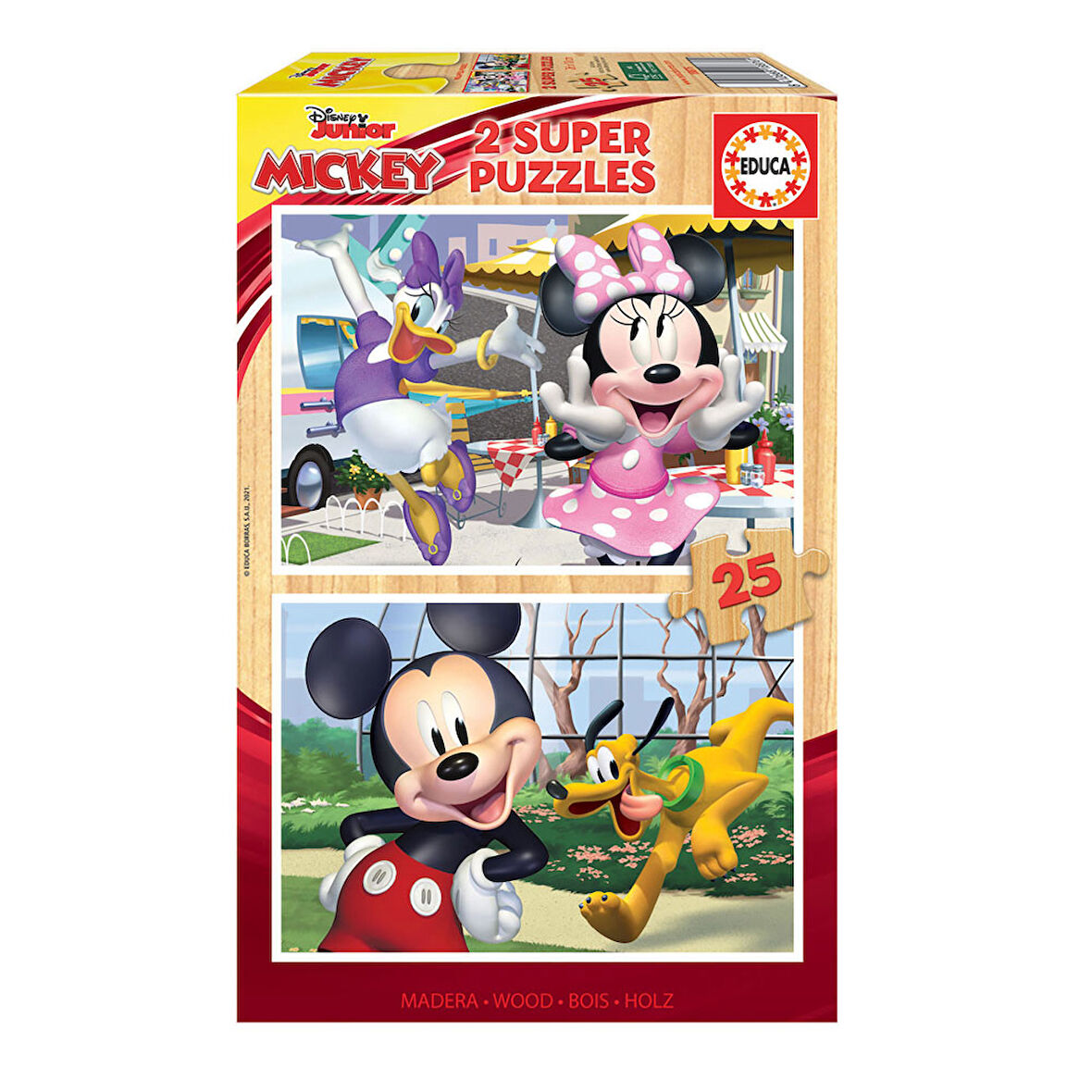 Educa Çocuk Puzzle 2X25 Parça Mickey-Friends 18876