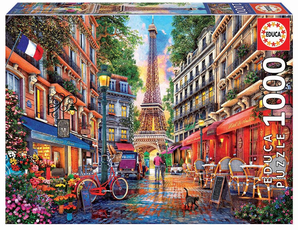 Educa 1000 Parça Paris Dominic Davison Puzzle