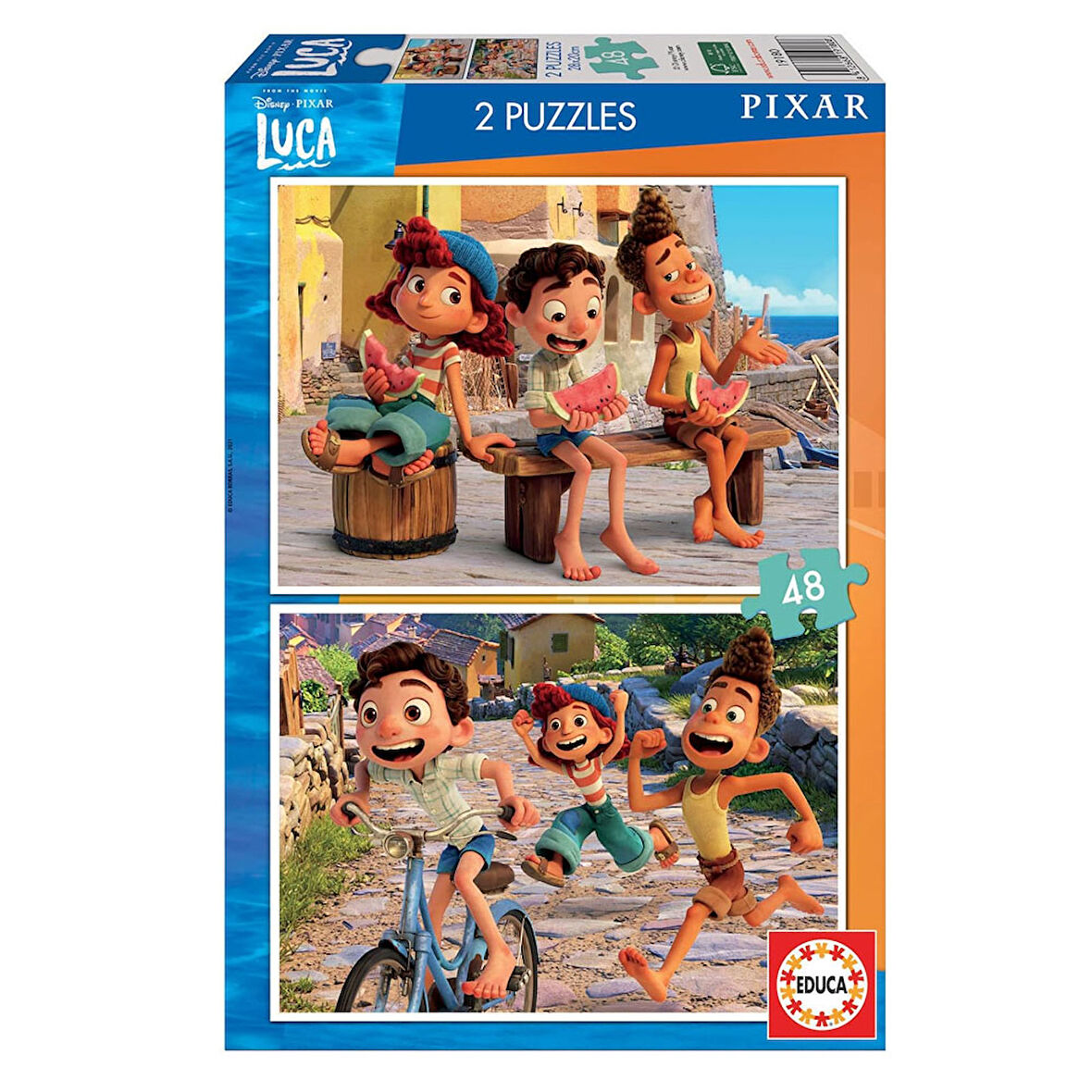 Educa Çocuk Puzzle 2X48 Parça Luca Disney 19180