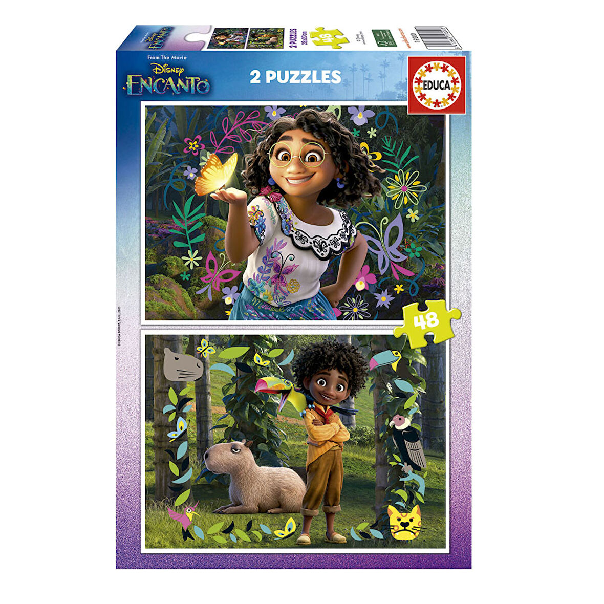 Educa Çocuk Puzzle 2X48 Parça Encanto Disney 19200