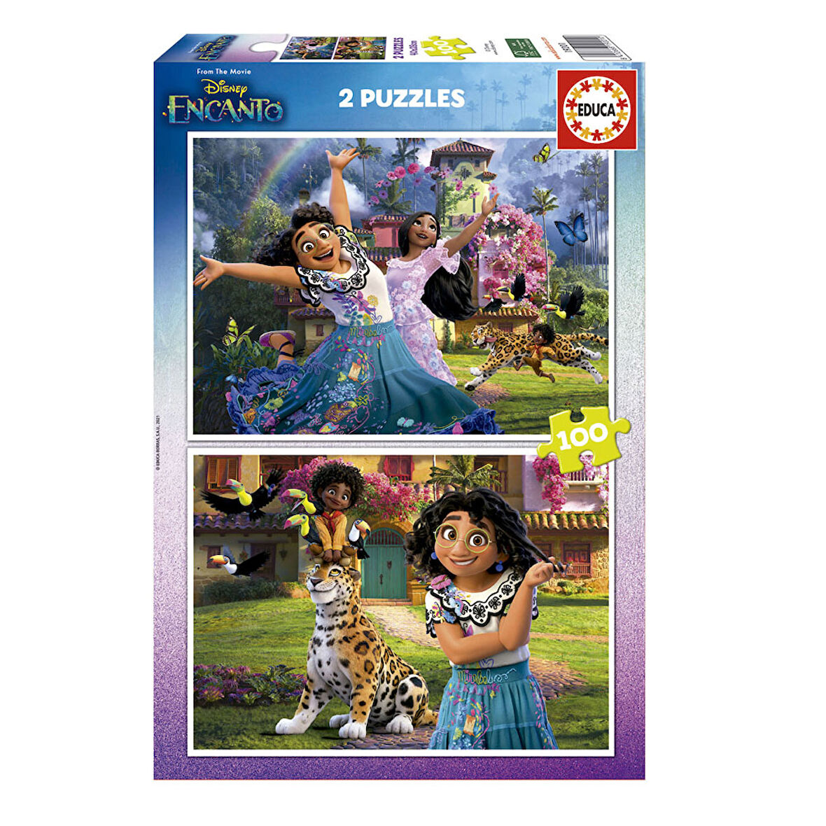 Educa Çocuk Puzzle 2X100 Parça Encanto Disney 19201