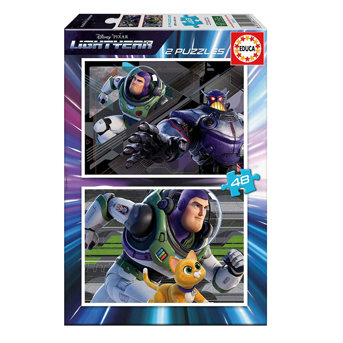 Educa Çocuk Puzzle 2X48 Parça Lightyear 19315