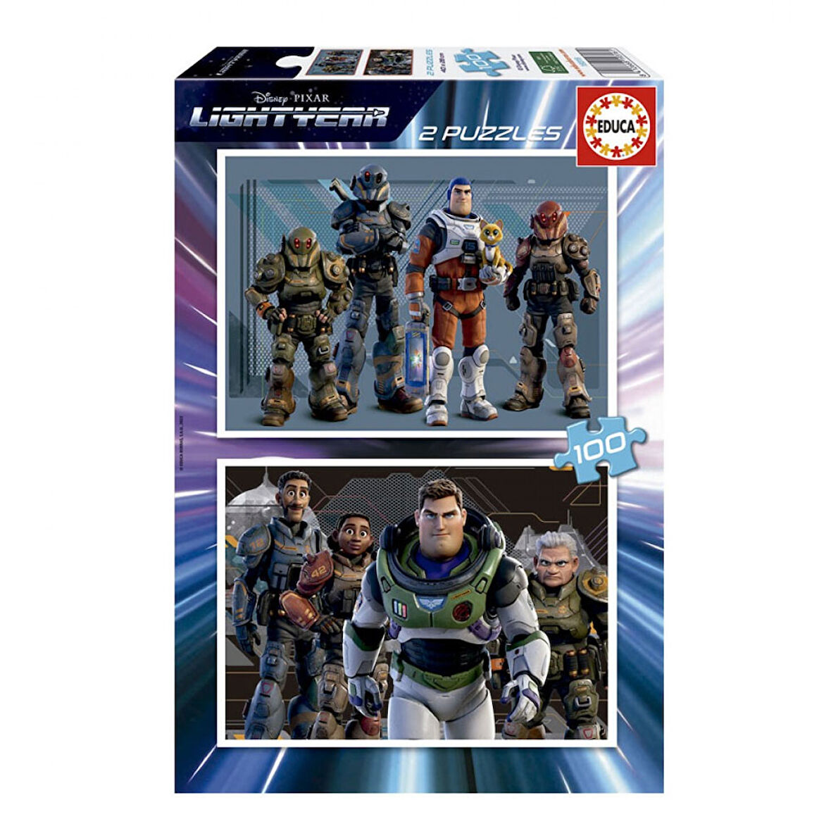 Educa Çocuk Puzzle 2X100 Parça Lightyear 19316