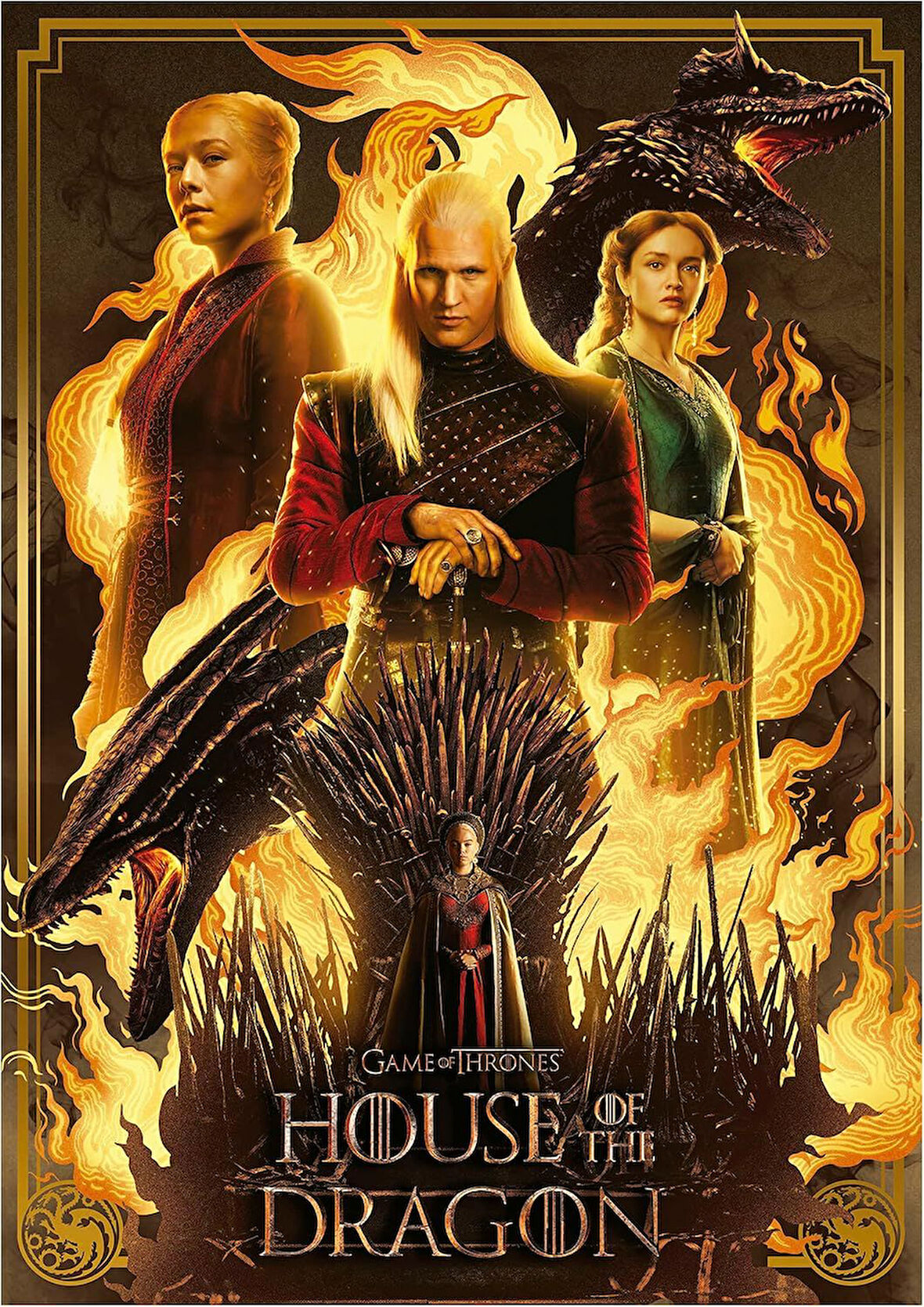 Educa 1000 Parça Game Of  Thrones Ejderha Evi Puzzle - House Of The Dragon - 19574