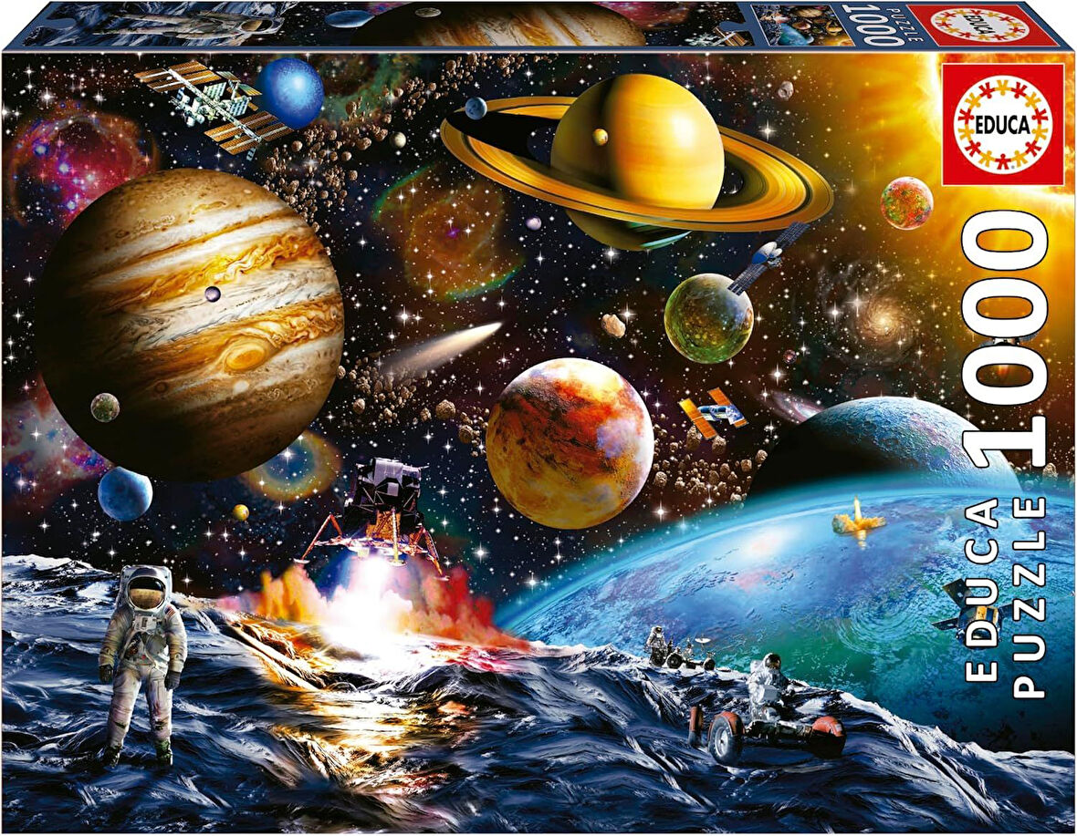 Educa 1000 Parçalık Asteroit Görevi Gezegenler Puzzle - Asteroid Mission - 19918