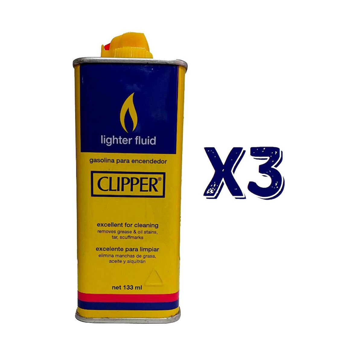 Clipper Çakmak Benzini 133 Ml 3 Adet