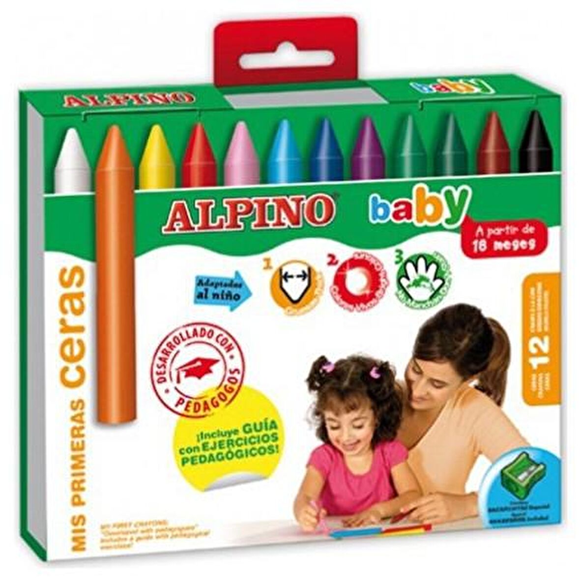 Alpino 12'li Baby Pastel Boya