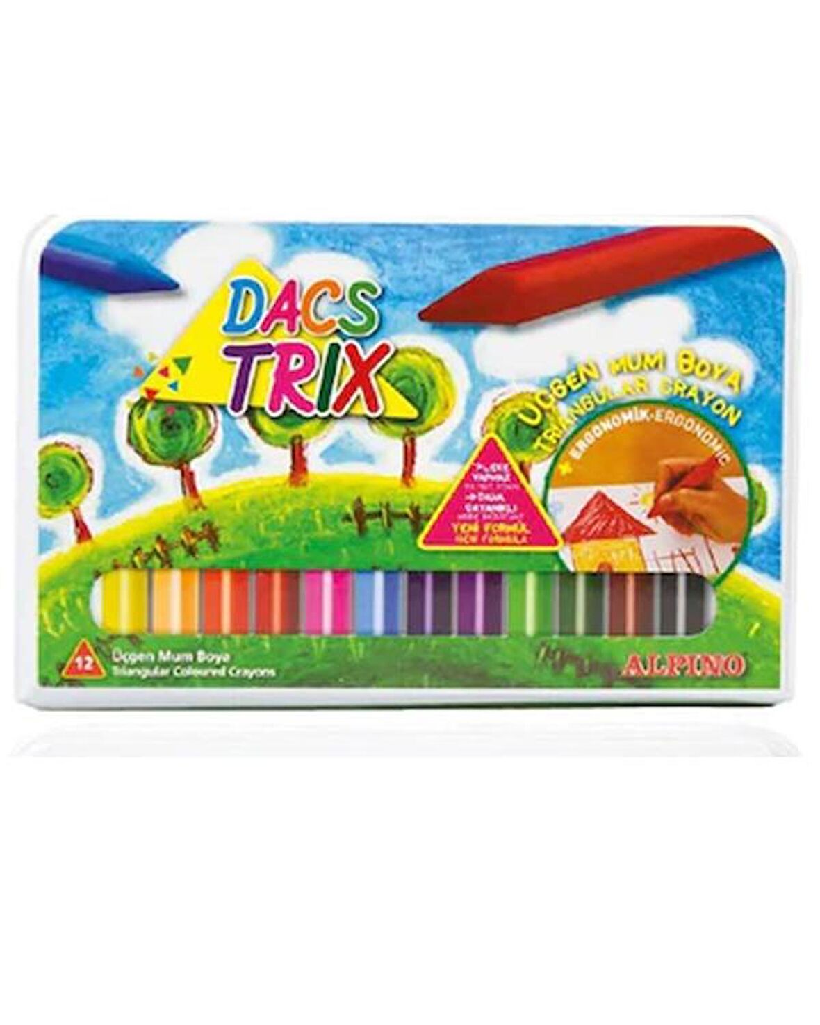 Alpino Dacs Trix 12'li Mum Boya Seti