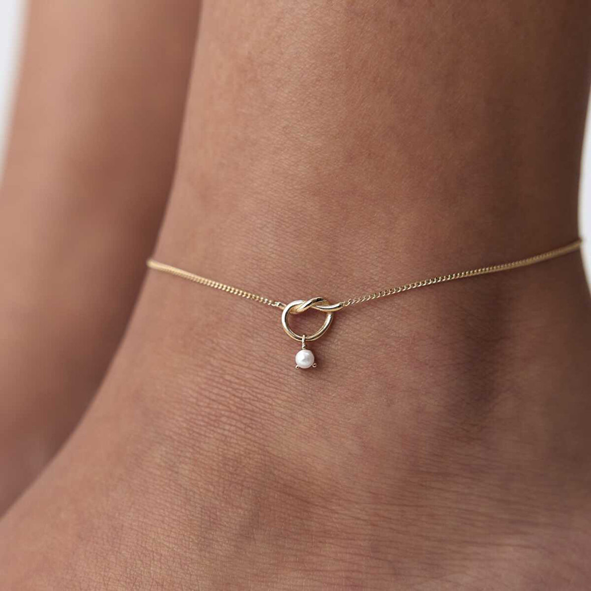 Düğüm İnci Halhal