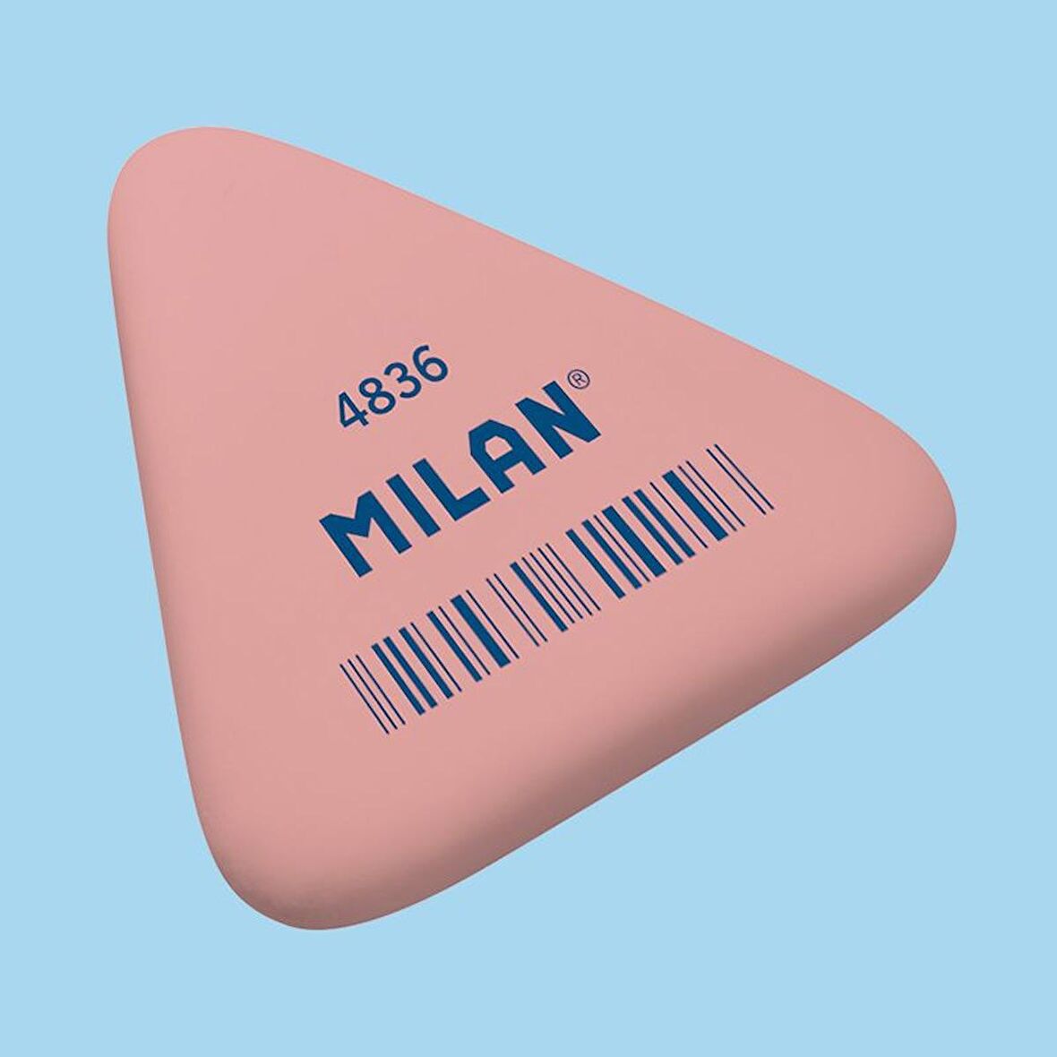 MILAN PNM4836 ESNEK SENTETİK ÜÇGEN SİLGİ - PEMBE - 36ADET