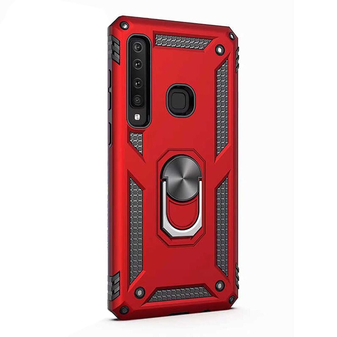 Gpack Samsung Galaxy A9 2018 Kılıf Vega Standlı Yüzüklü Mıknatıslı