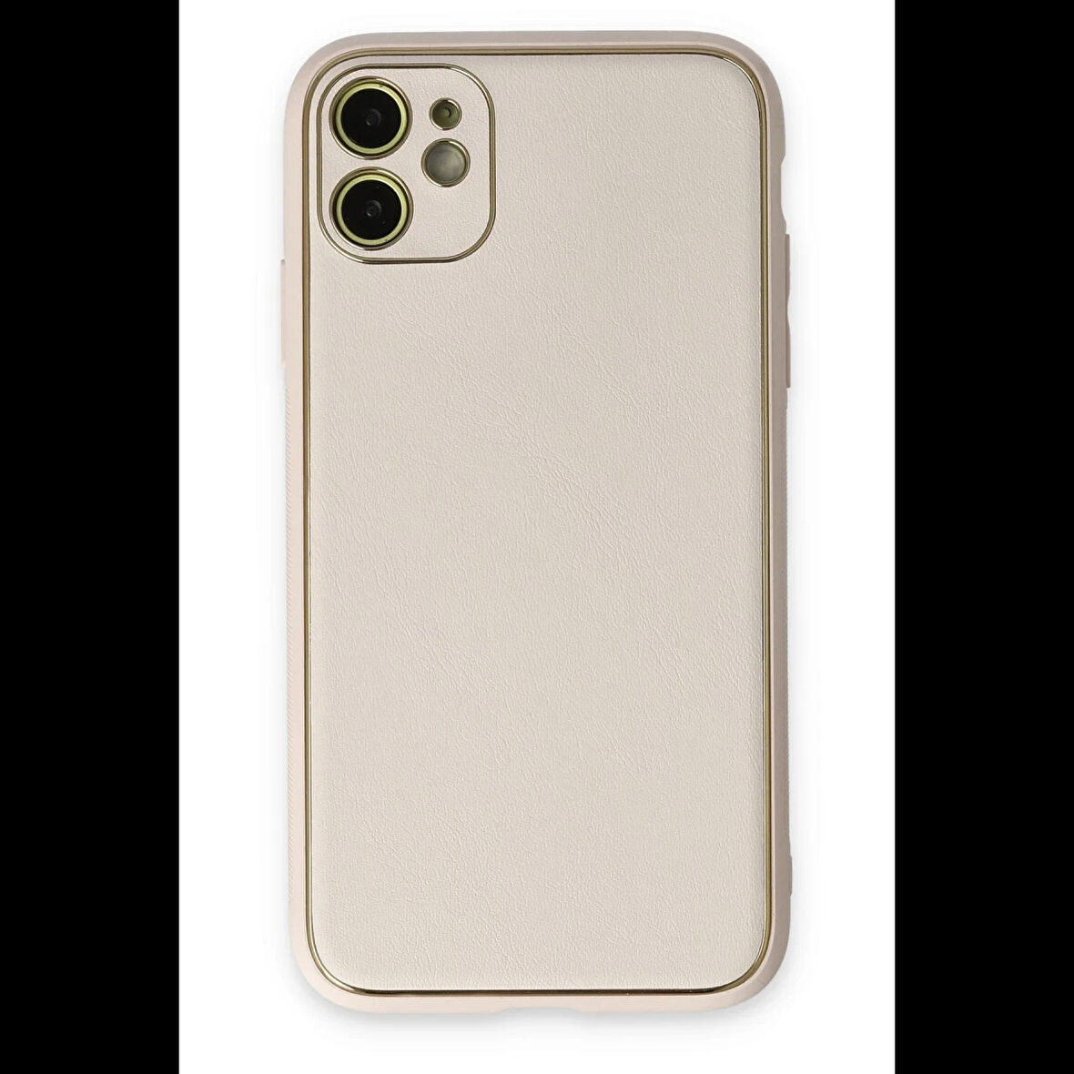 Newface iPhone 12 Kılıf Coco Deri Silikon Kapak