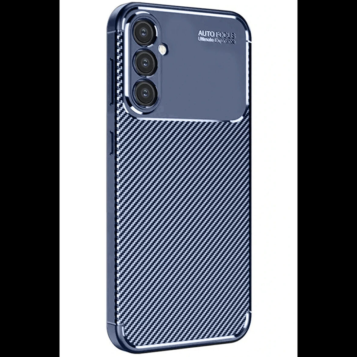 Newface Samsung Uyumlu Galaxy A56 Kılıf Auto Focus Karbon Kapak