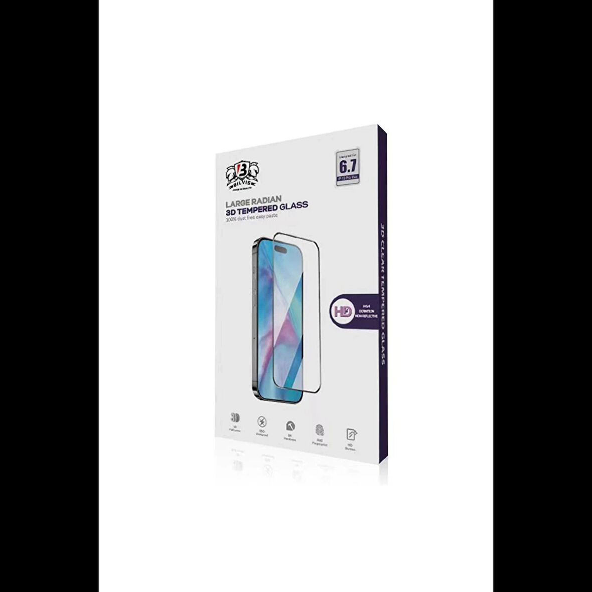Newface iPhone 16 Pro Bilvis 0.18mm Plus Cam Ekran Koruyucu