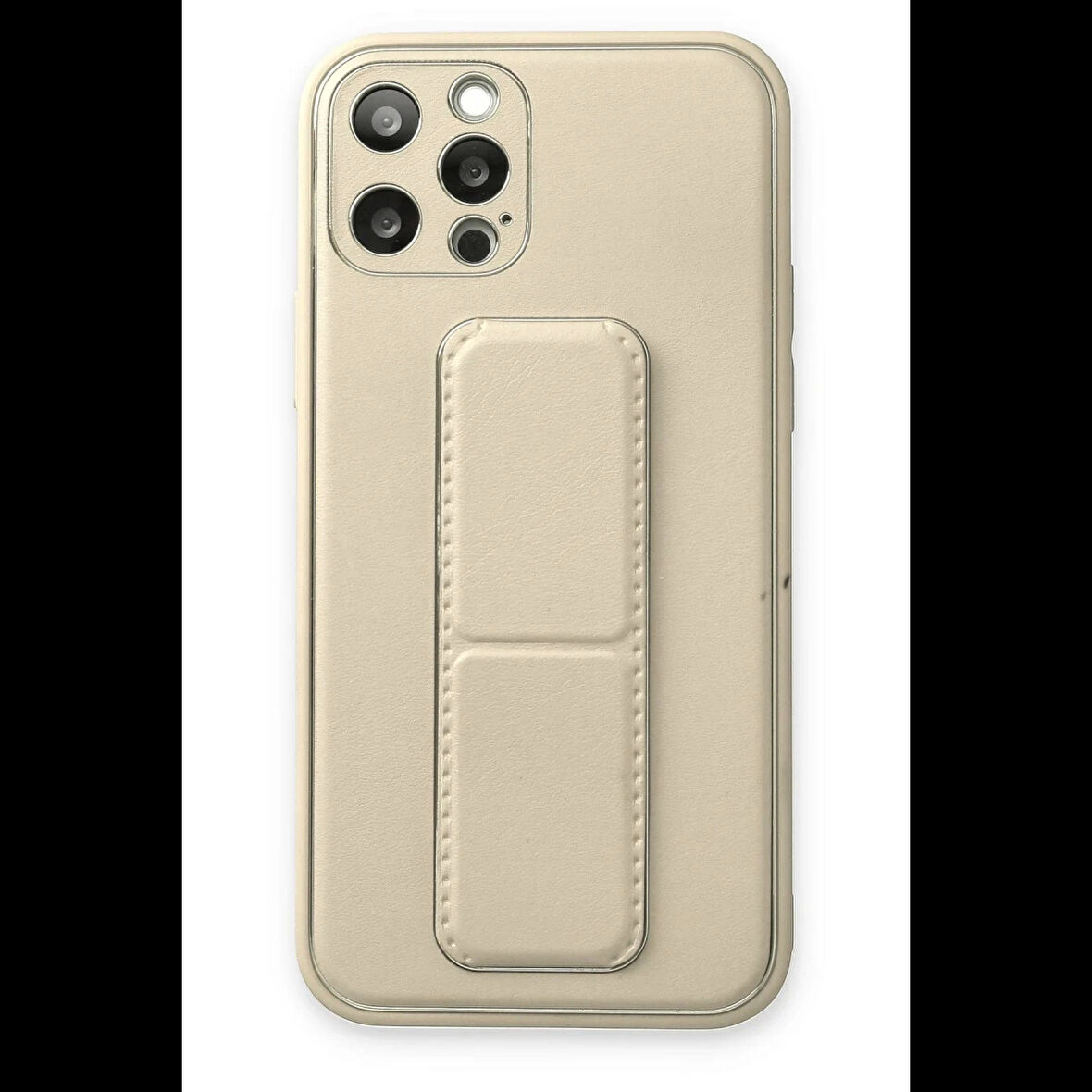 Newface iPhone 12 Pro Kılıf Coco Deri Standlı Kapak