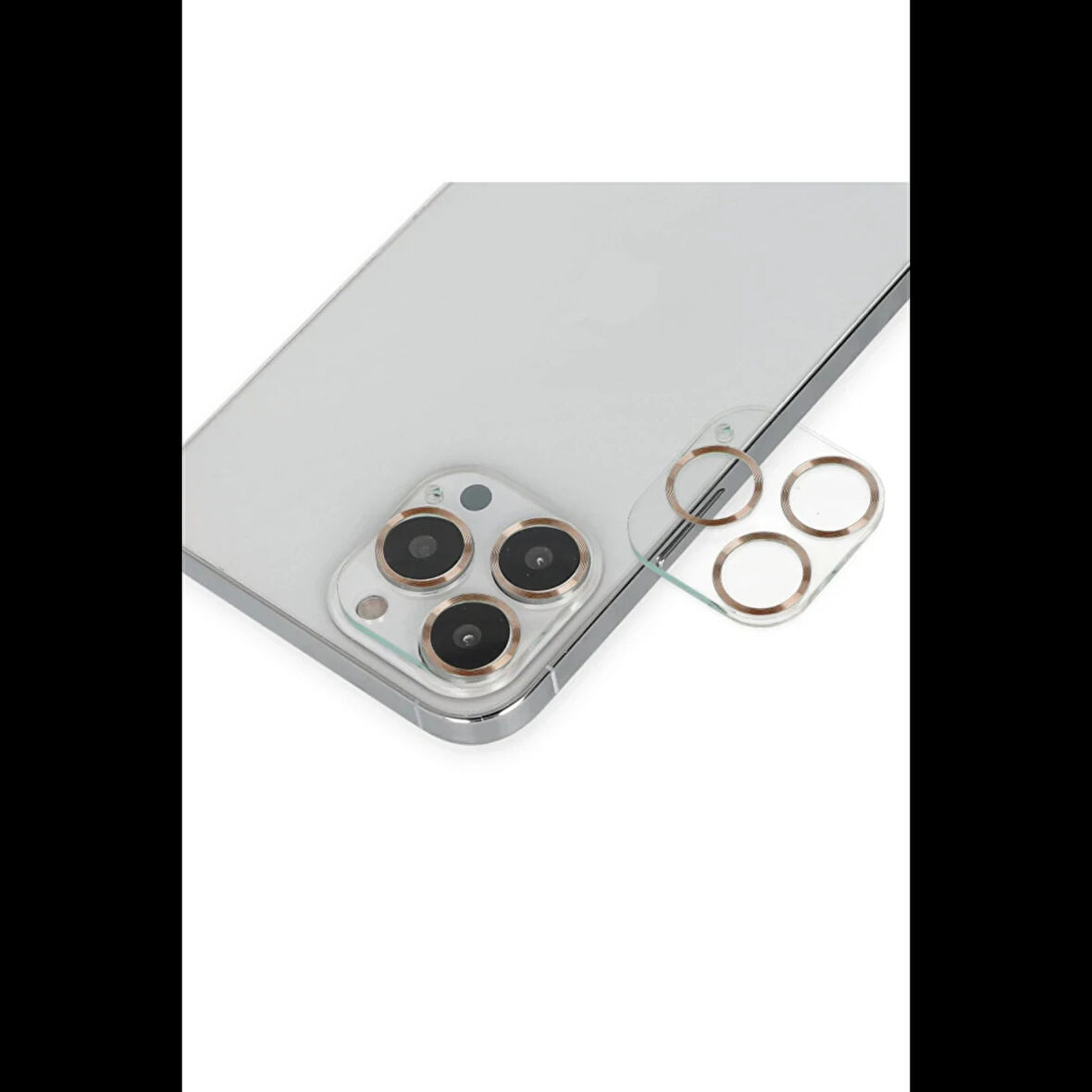 Newface iPhone 14 Pro Max Band Metal Kamera Lens