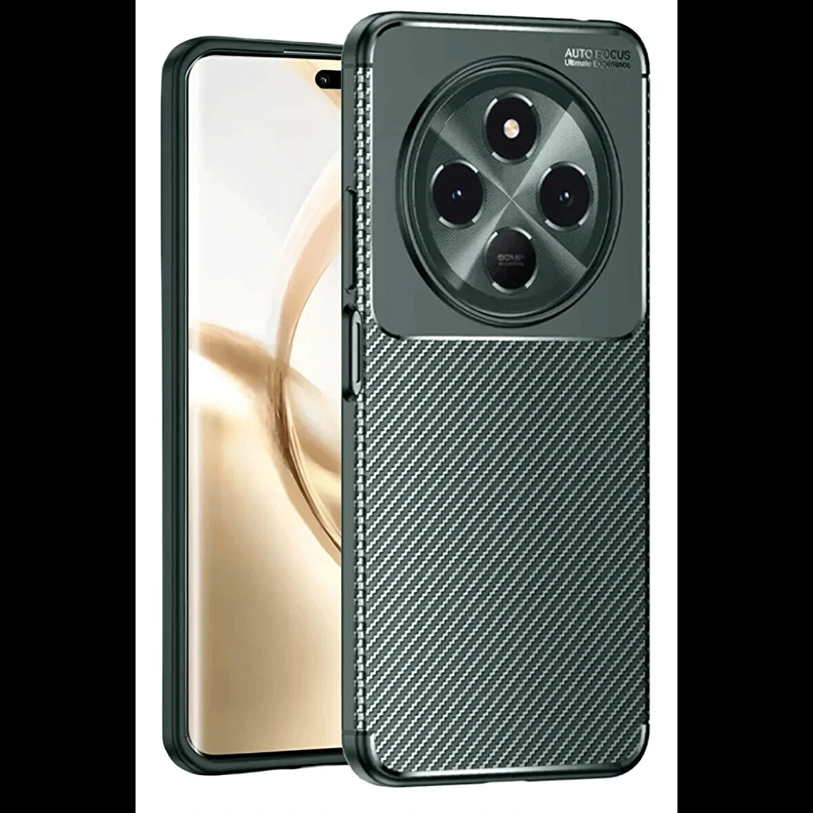 Tecno Spark 30C Kılıf Auto Focus Karbon Kapak