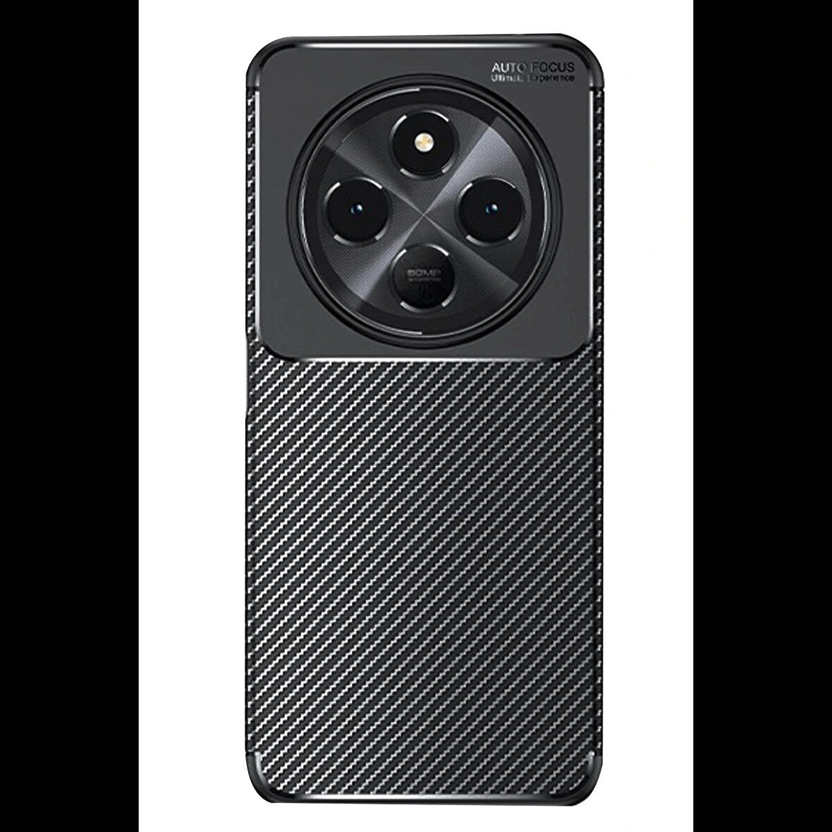 Newface Xiaomi Redmi 14C Kılıf Auto Focus Karbon Kapak