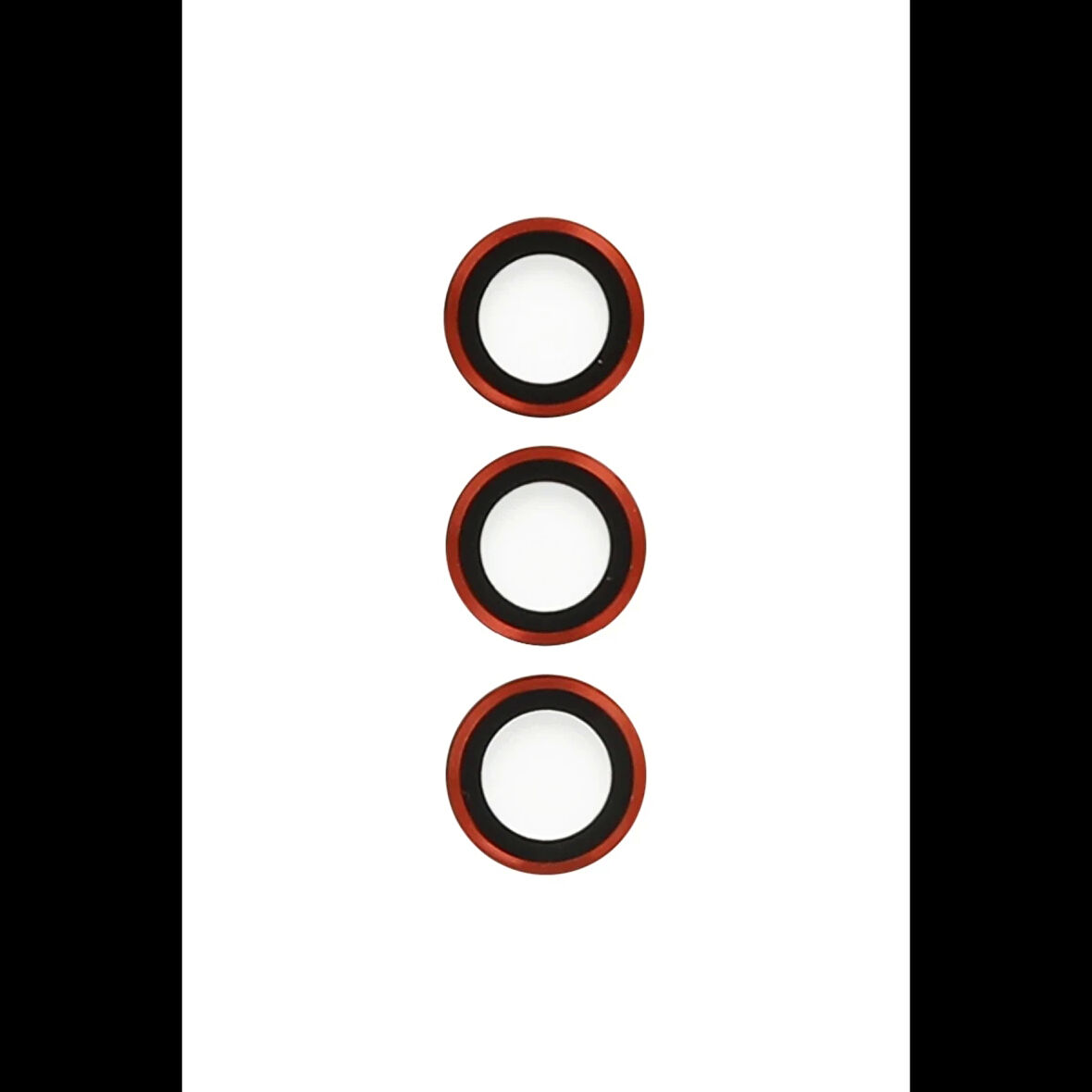 Newface Samsung Galaxy S23 Metal Kamera Lens - Kırmızı