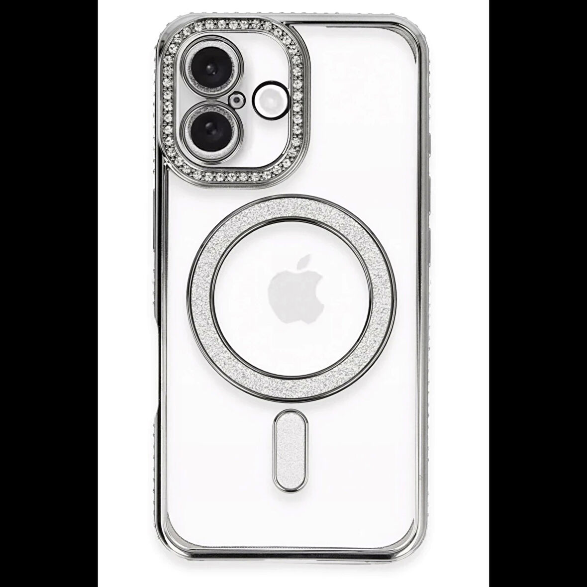 Newface iPhone 16 Plus Kılıf Joke Simli Magneticsafe Kılıf