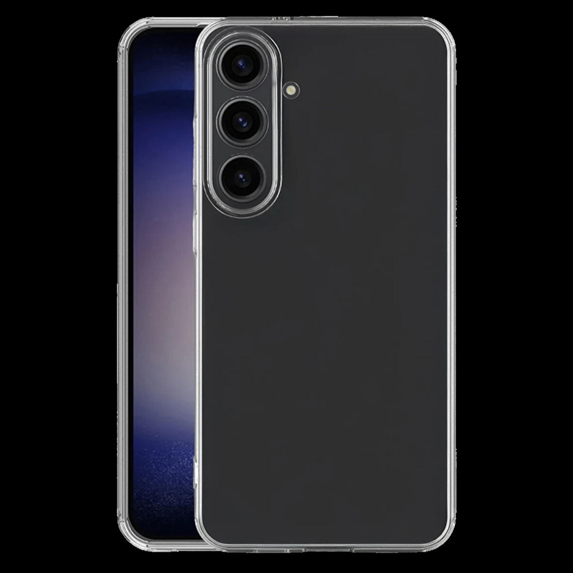 Newface Samsung Uyumlu Galaxy S25 FE Kılıf Lüx Şeffaf Silikon