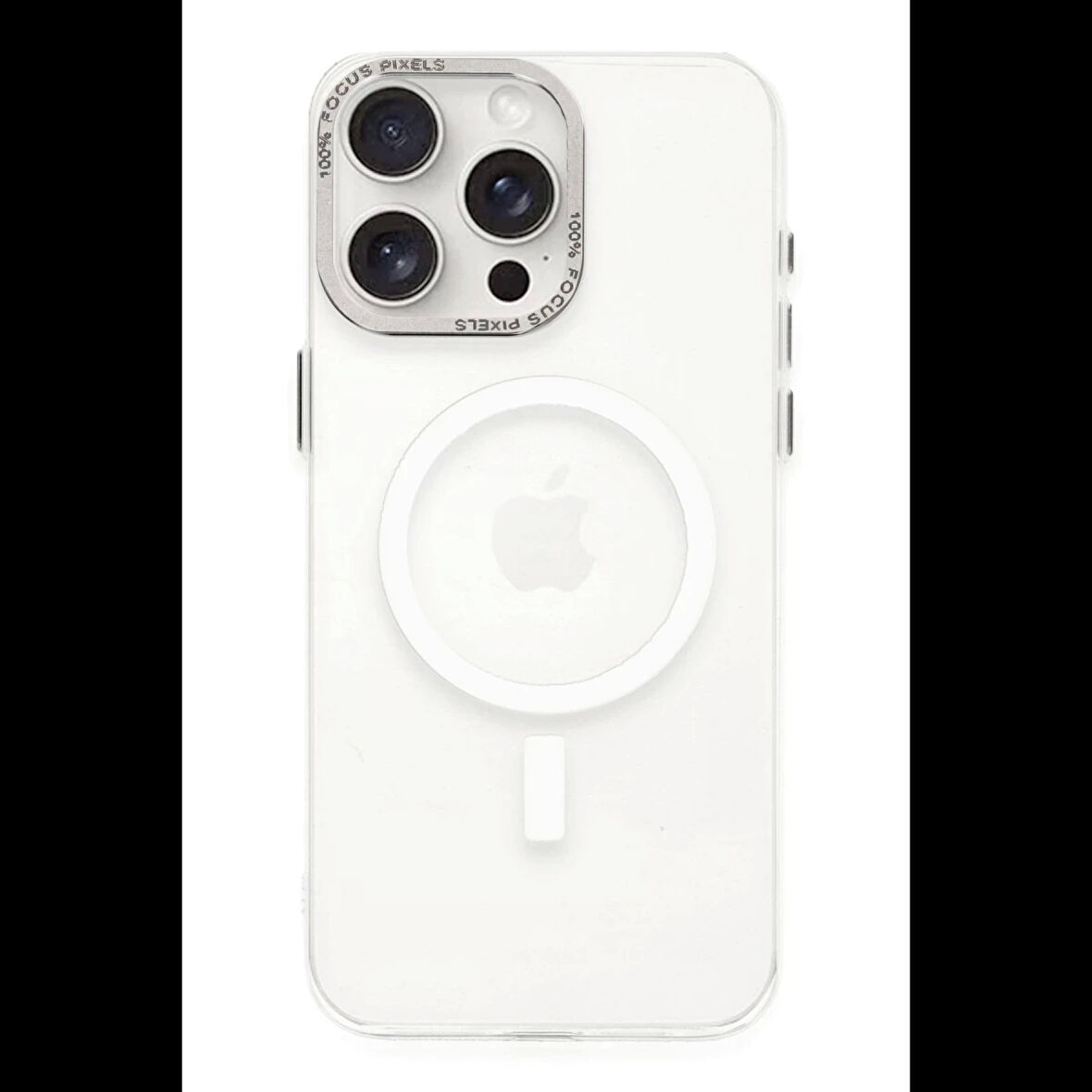 Newface iPhone 15 Pro Kılıf Anka PC Magneticsafe Sert Metal Kapak