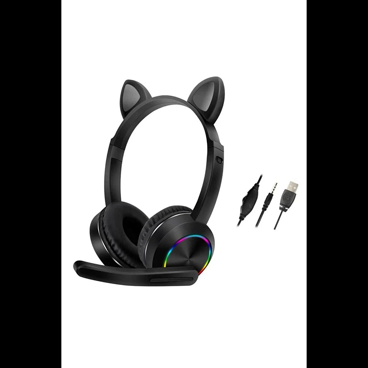 Karler Bass AKZ020 Kafa Üstü Işıklı Kedi Kulaklık