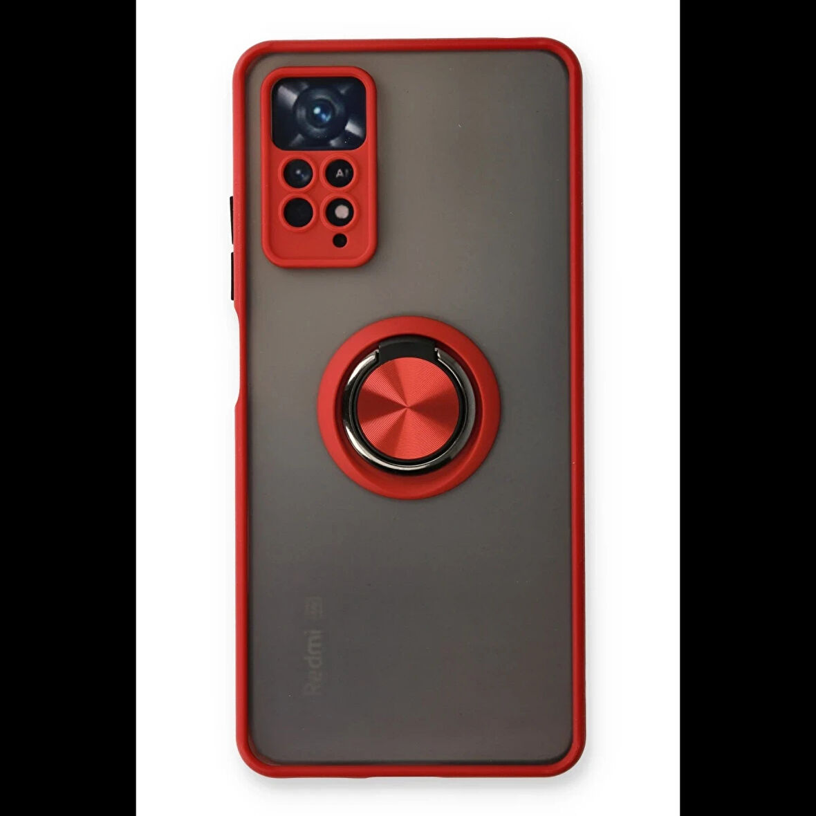 Newface Xiaomi Redmi Note 11 Pro Kılıf Montreal Yüzüklü Silikon Kapak