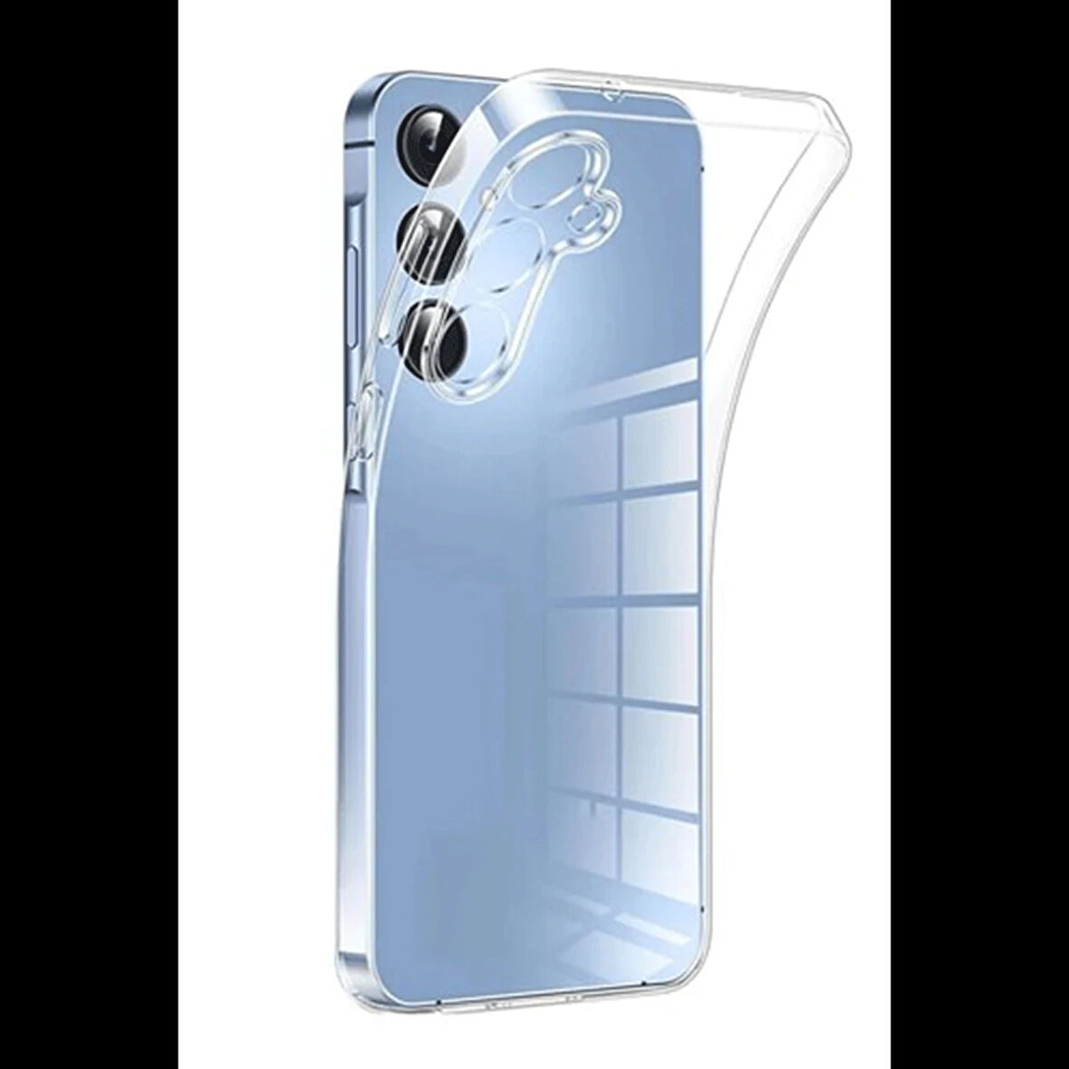 Newface Samsung Uyumlu Galaxy A36 Kılıf Lüx Şeffaf Silikon
