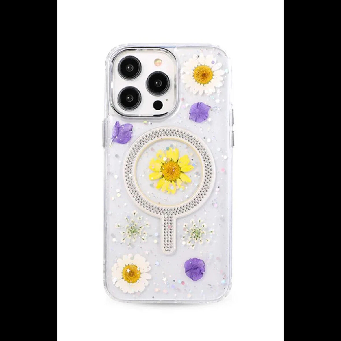 Newface iPhone 14 Pro Max Flower Magsafe Kapak