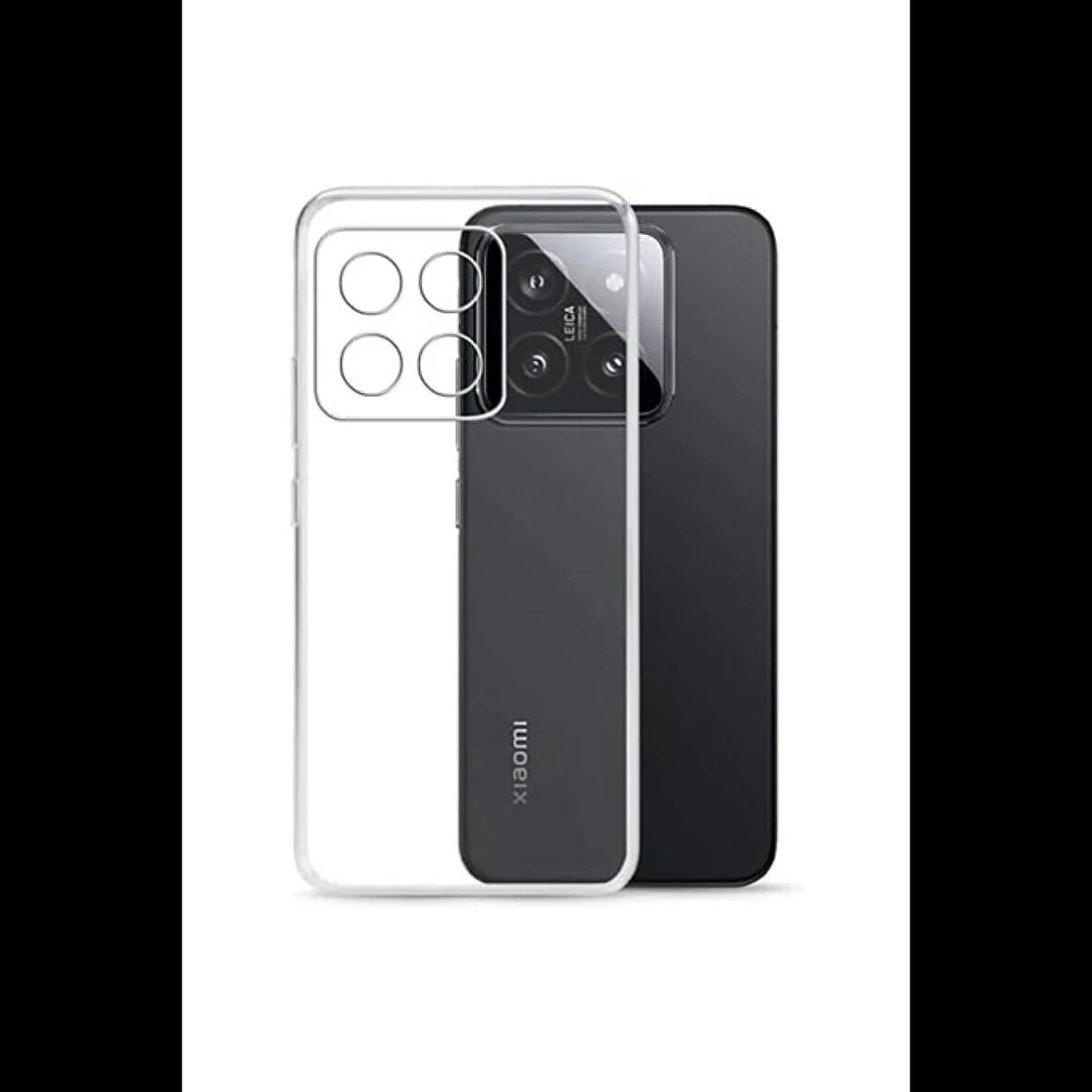 Newface Xiaomi Mi 14T Pro Kılıf Lüx Şeffaf Silikon