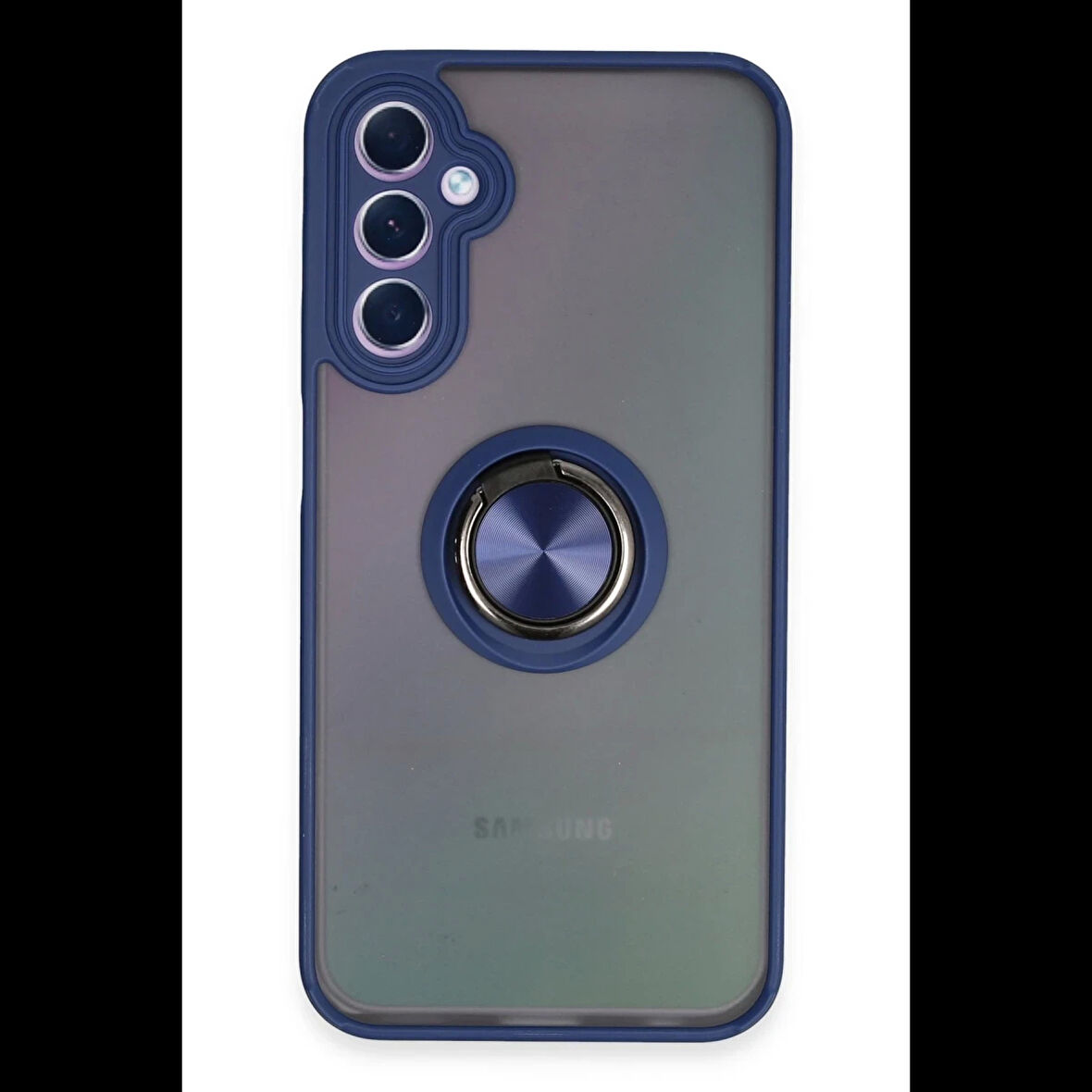 Newface Samsung Galaxy A24 4G Kılıf Montreal Yüzüklü Silikon Kapak