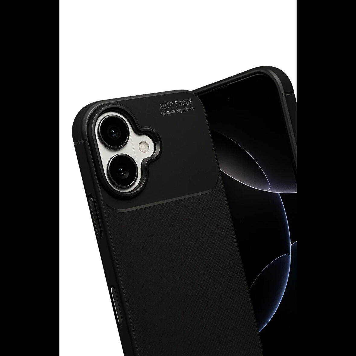 Joy Tekno Apple iPhone 17 Auto Focus Karbon Kapak
