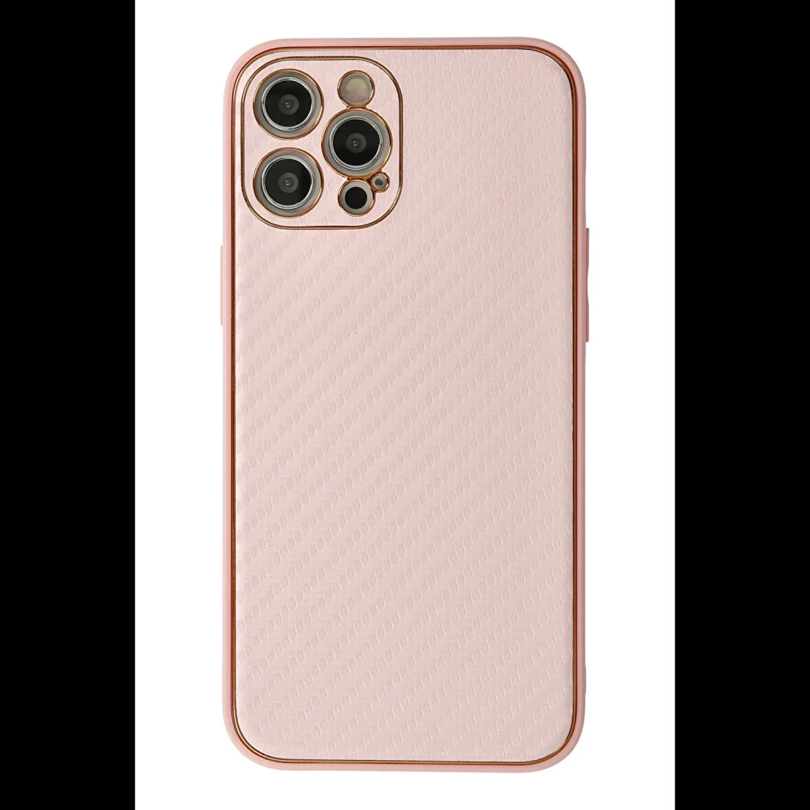 Newface iPhone 12 Pro Max Kılıf Coco Karbon Silikon