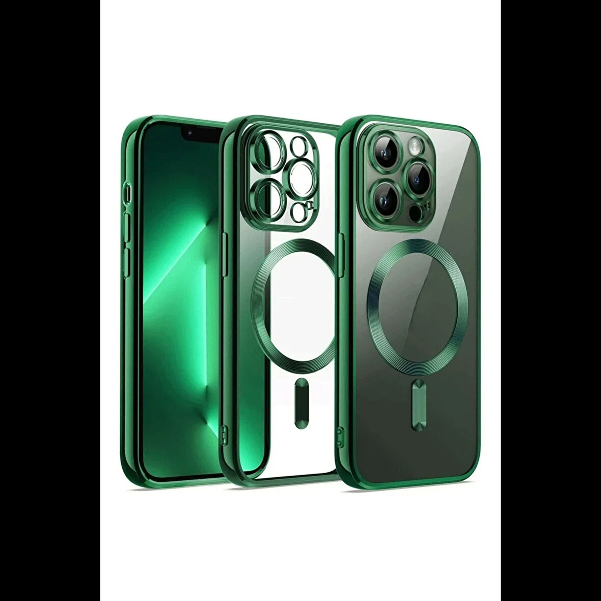 Newface iPhone 13 Pro Max Kılıf Kross Magneticsafe Kapak